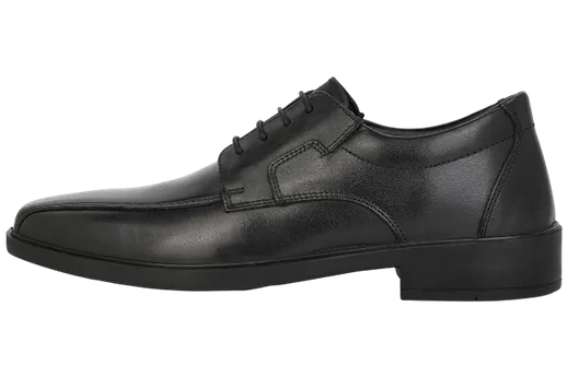 Esse Comfort Men's Leather Cushioned Bicycle Toe Oxford - Black - view 5