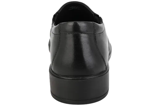 Esse Comfort Men's Leather Cushioned Plain Toe Slip-On - Black - view 3
