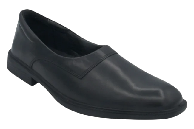 Wizfort Mens Lightweight Plain Toe Chassidic Loafer 